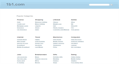 Desktop Screenshot of 1b1.com